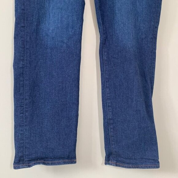 LOFT the super soft girlfriend straight leg stretch casual denim jeans - Picture 3 of 11